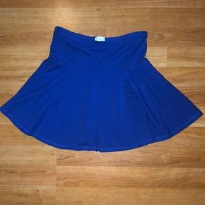Forever 21 blue cotton skirt